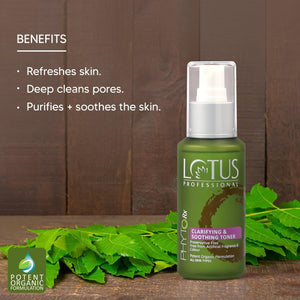 Lotus Professional Phytorx Clarifying & Soothing Toner - 100 ml