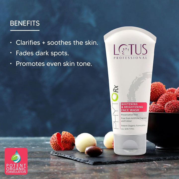 Lotus Professional Phytorx Whitening & Brightening Face Wash - 80 gms