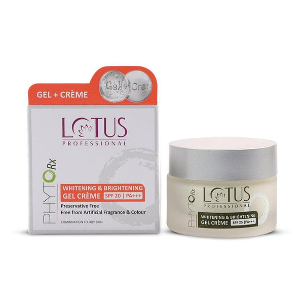 Lotus Professional Phytorx Whitening And Brightening Gel Creme - 50 gms