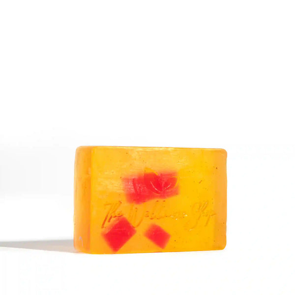 The Wellness Shop Premium Turmeric & Saffron Handmade Soap - 100 gms