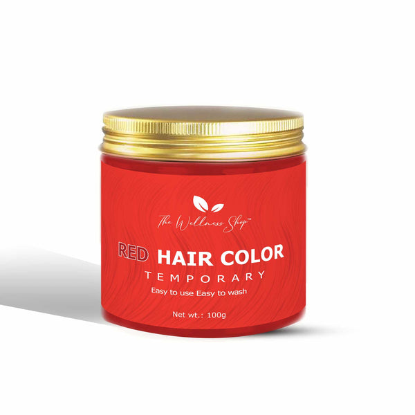 The Wellness Shop Ruby Red Temporary Hair Color  - 100 gms