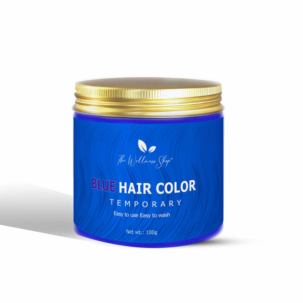 The Wellness Shop Sparkling Blue Temporary Hair Color - 100 gms