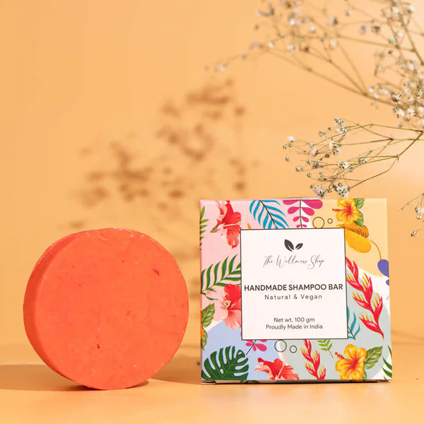 The Wellness Shop Hibiscus Shampoo And Conditioner Bar - 100 gms