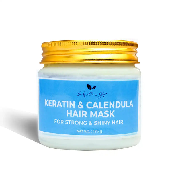 The Wellness Shop Keratin And Calendula Hair Mask - 200 gms