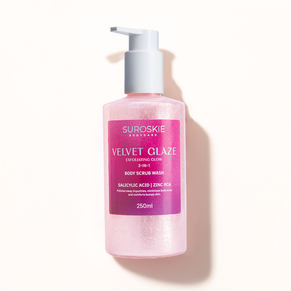 Velvet Glaze Exfoliating Glow 2-in-1 Body Scrub Wash