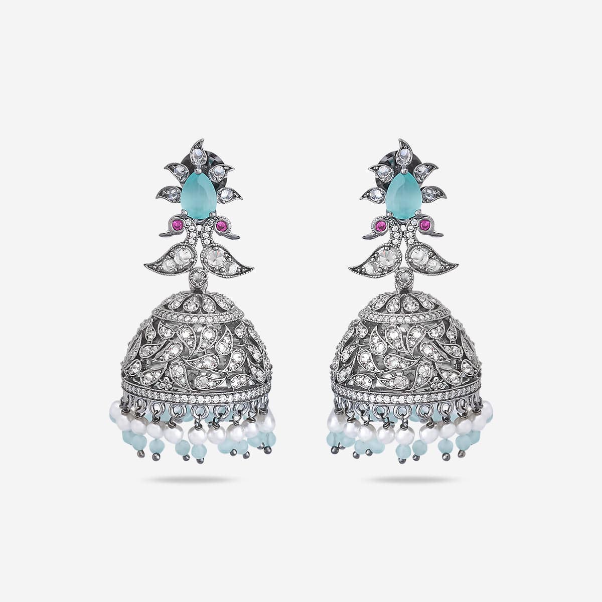アクセサリー Indian Jewelry Zircon Earring 163883 – Veeha Beauty
