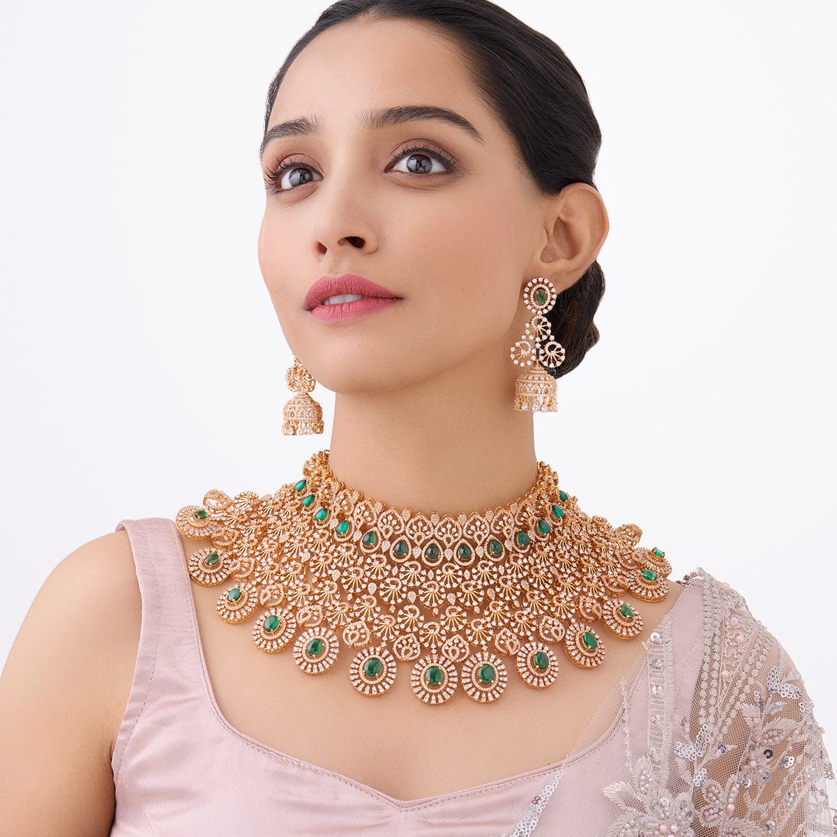 Zircon Necklace 165127 – Veeha Beauty