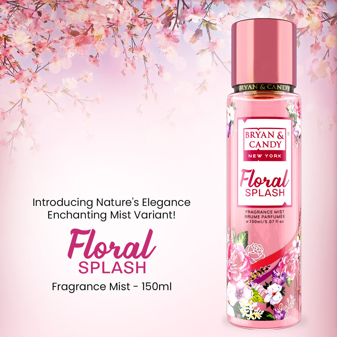 Bryan Splashed Bryan & Candy Floral Splash Body Mist - 150ml – Veeha Beauty