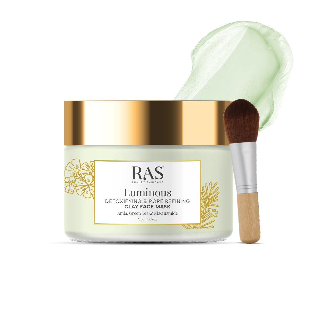 9 Ras Face RAS Luxury Oils Luminous Detoxifying & Pore Refining Clay Face Mask ...
