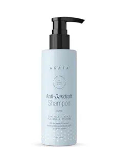 Arata Anti Dandruff Shampoo (200 ML) | For Dry Hair | With Tea Tree Oil, CutiBiome CLR™, Neem | Treats Dandruff Effectively | Gently Cleanses | Removes Flakiness