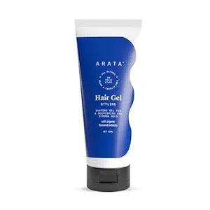 Arata Styling Hair Gel (50 ML) | For All Hair Types | Tames Flyaways | Adds Strong Hold And Definition | Creates Slicked-Back Looks | Adds Texture and Control