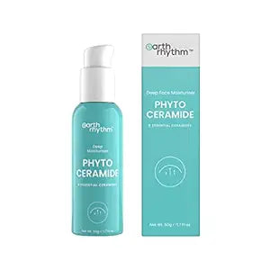 Earth Rhythm Phyto-Ceramide Hyaluronic Acid Moisturizer with Ceramides, Vitamin E| Moisturizer for winter | Hydrates Moisturizes & Plumps Skin| for Dry Dehydrated Skin Men & Women - 50 ml