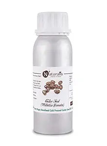 Naturalis Essence of Nature Extra Virgin Cold Pressed Unrefined Castor Oil for Hair Growth, Skin Care, Moisturising Dry Skin, Nails - 250ml