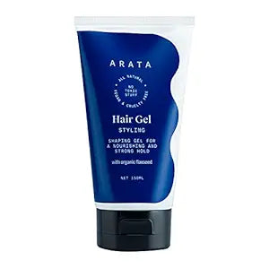 Arata Styling Hair Gel (150 ML) | For All Hair Types | Tames Flyaways | Adds Strong Hold And Definition | Creates Slicked-Back Looks | Adds Texture and Control