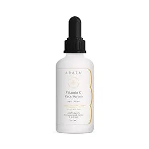 Arata Vitamin C Face Serum For Glowing Skin (30 ML) | Anti-Aging, Boosts Collagen & Targets Pigmentation | All Skin Types | All-Natural, Vegan & Cruelty-Free