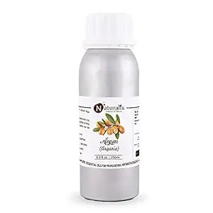 Naturalis Essence of Nature Pure Cold Pressed Moroccan Argan Oil for Hair, Skin, Anti-Ageing & Face Care - 250ml