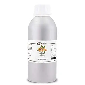 Naturalis Essence of Nature Pure Cold Pressed Moroccan Argan Oil for Hair, Skin, Anti-Ageing & Face Care - 1000ml