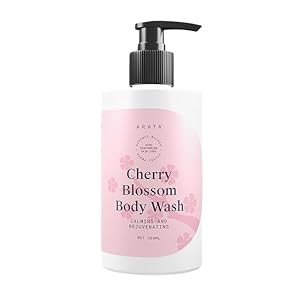 Arata Nourishing Body Wash with Cherry Blossom Fragrance | Daily Calming Body Wash for Men & Women | Gently Cleanses | Natural, Vegan & Cruelty-Free| 300ml