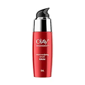 Olay Regenerist Micosculpting Serum | Hydrated, Plump, Bouncy Skin | With Hyaluronic Acid, Niacinamide and Peptides | Normal, Oily, Dry, Combination Skin | 50ml