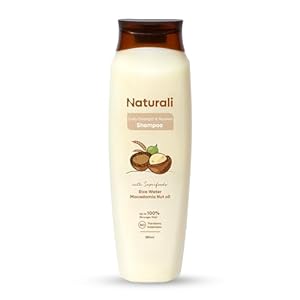 Naturali Strength & Nourish Shampoo with Charcoal & Avocado | Makes Hair Stronger | Paraben and Sulphate Free Shampoo | Natural Shampoo | 180 ml