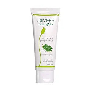 Jovees Ayurveda Neem & Long Pepper Anti Acne and Pimple Cream - 60 gms
