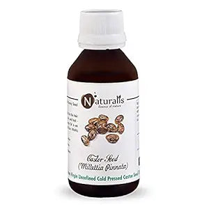 Naturalis Essence of Nature Extra Virgin Cold Pressed Unrefined Castor Oil for Hair Growth, Skin Care, Moisturizing Dry Skin, Nails - 100ml