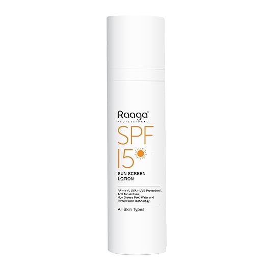 Raaga Professional SPF 15 Sunscreen Lotion PA++++ - 55 ml