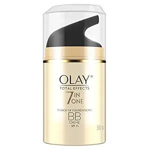 Olay Total Effects BB Cream with SPF 15 | Fights 7 Signs of Ageing | With Niacinamide and Green Tea Extracts | Normal, Oily, Dry, Combination Skin | 50 gms