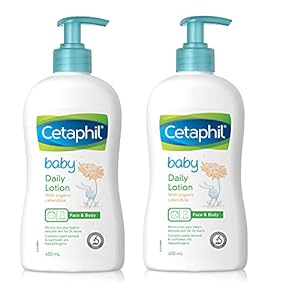 Cetaphil Baby Daily Lotion with Organic Calendula - Pack of 2, White