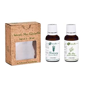 Naturalis Essential Oil Pack of 2-30ml (Rosemary Oil, Tea Tree Oil)