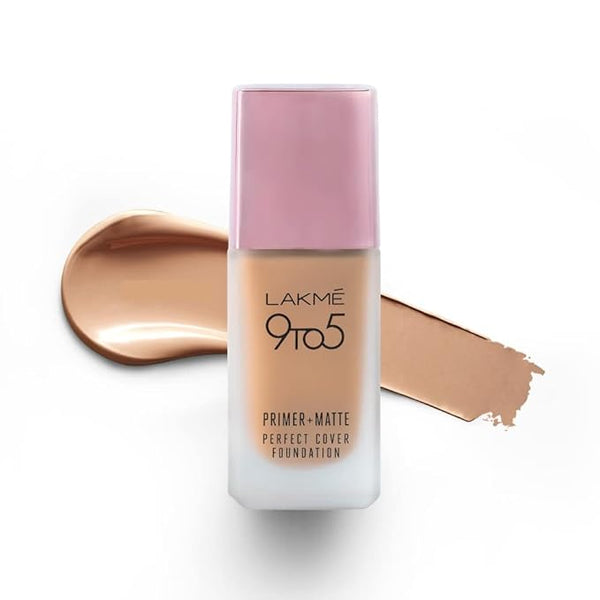 Lakmé 9To5 Primer + Matte Perfect Cover Foundation, N200 Neutral Nude - 25 ml