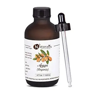 Naturalis Essence of Nature Pure Cold Pressed Moroccan Argan Oil for Hair, Skin, Anti-Ageing & Face Care - 120ml