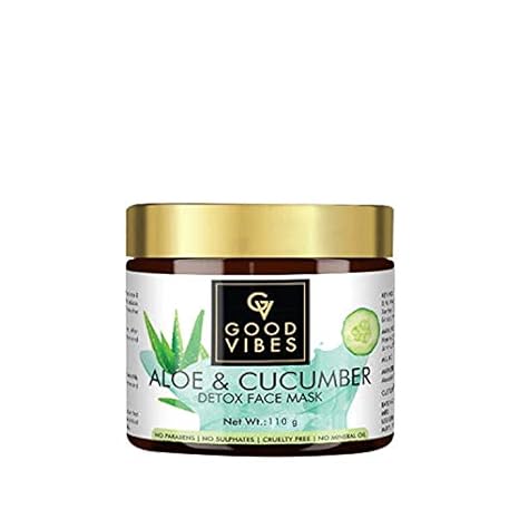 Good Vibes Aloe Cucumber Detox Face Mask - 100 gms