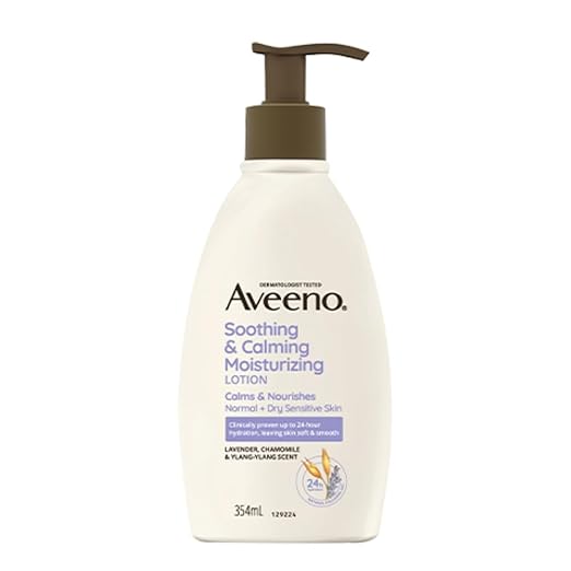 Aveeno Soothing and Calming Body Lotion for Normal Skin White - 354 ml