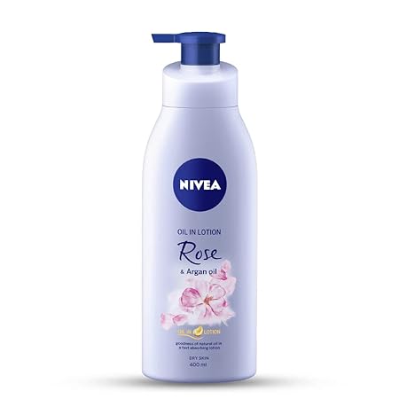 Nivea Body Lotion Oil in Lotion Rose & Argan Oil - 400 ml