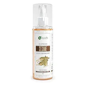 Naturalis Essence Of Nature Cold Pressed Sesame Seed Carrier Oil For Hair, Body, Skin Care, Massage - 200 ML