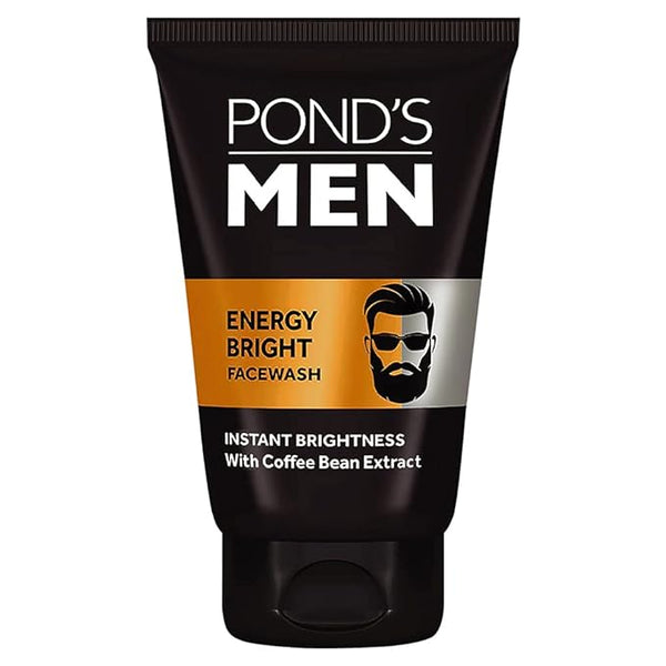 Pond's Men Energy Bright Anti-Dullness Facewash With Coffee Bean - 100 gms