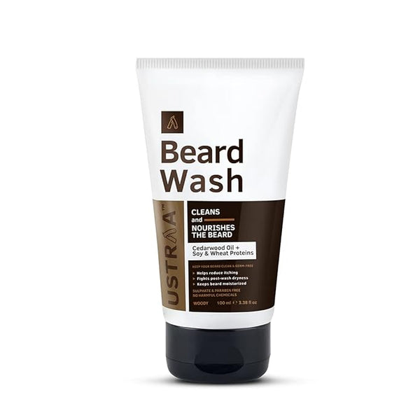 Ustraa Beard Wash Woody - 100 ml