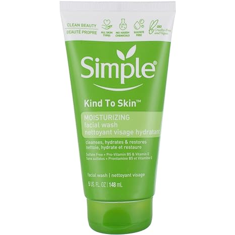 Simple Moisturizing Facial Wash - 148 ml