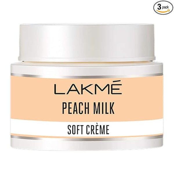 Lakmé Peach Milk Soft Cream - 25 gms (Pack of 3)
