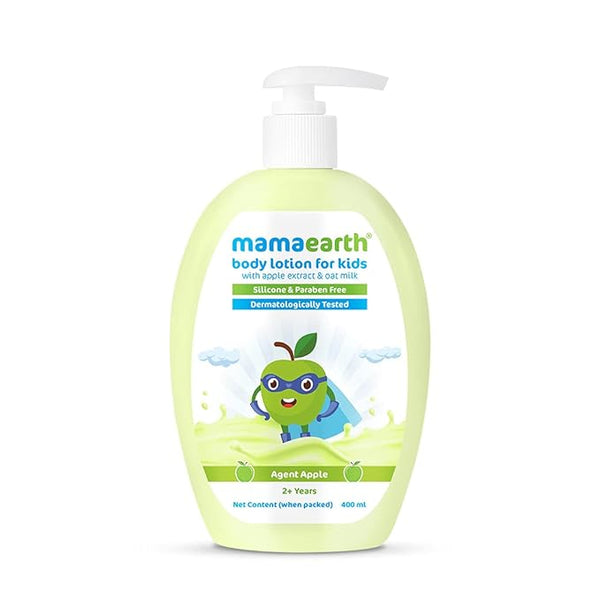 Mamaearth Agent Apple Body Lotion & Cream for Kids with Apple & Oat Milk– 400 ml