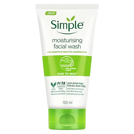 Simple Kind To Skin Moisturising Facial Wash - 150 ml