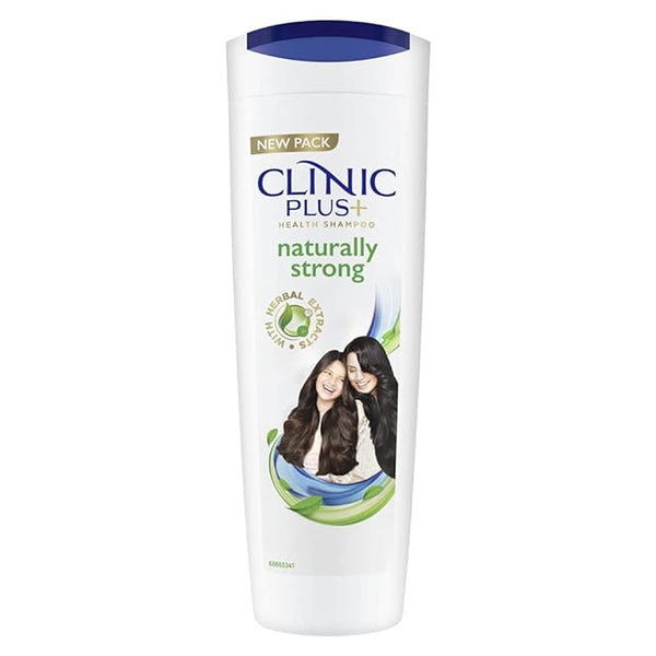 Clinic Plus + Naturally Strong Health Shampoo with Herbal Extracts - 340 ml