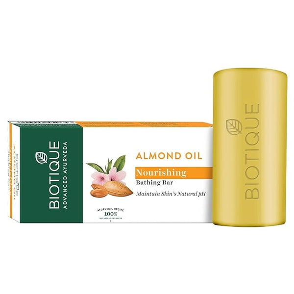 Biotique Almond Oil Nourishing Bathing Bar - 150 gms