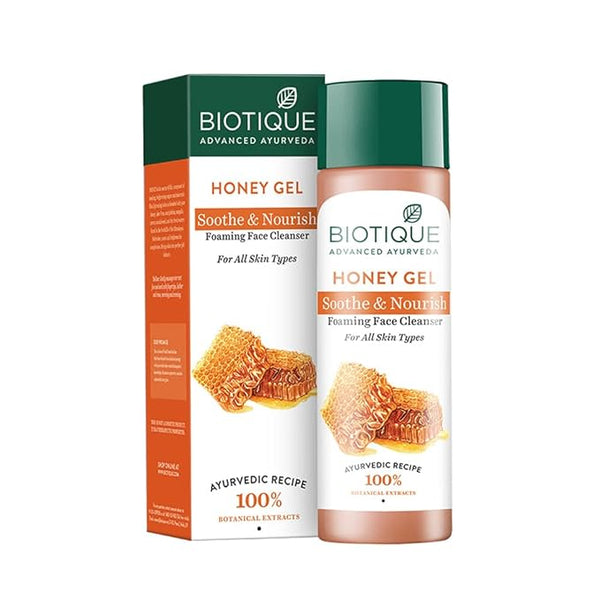 Biotique Honey Gel Foaming Face Cleanser - 120 ml