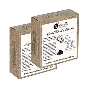 Naturalis Handmade Charcoal Soap With Natural Coffee For Cleansing And Skin Rejuvenation - Combo