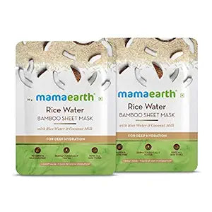 Mamaearth RICE SHEET MASK - pack of 2
