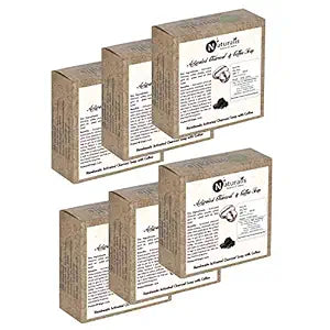 Naturalis Handmade Charcoal Soap with Natural Coffee For Cleansing And Skin Rejuvenation - Combo