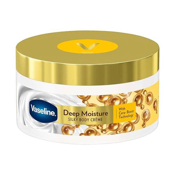 Vaseline Deep Moisture Silky Body Creme - 180 gms