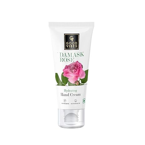 Good Vibes Damask Rose Hydrating Hand Cream - 50 gms